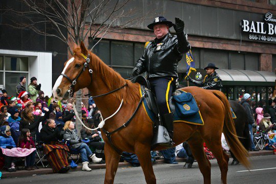 Detroit mounted police, an equestrian police unit